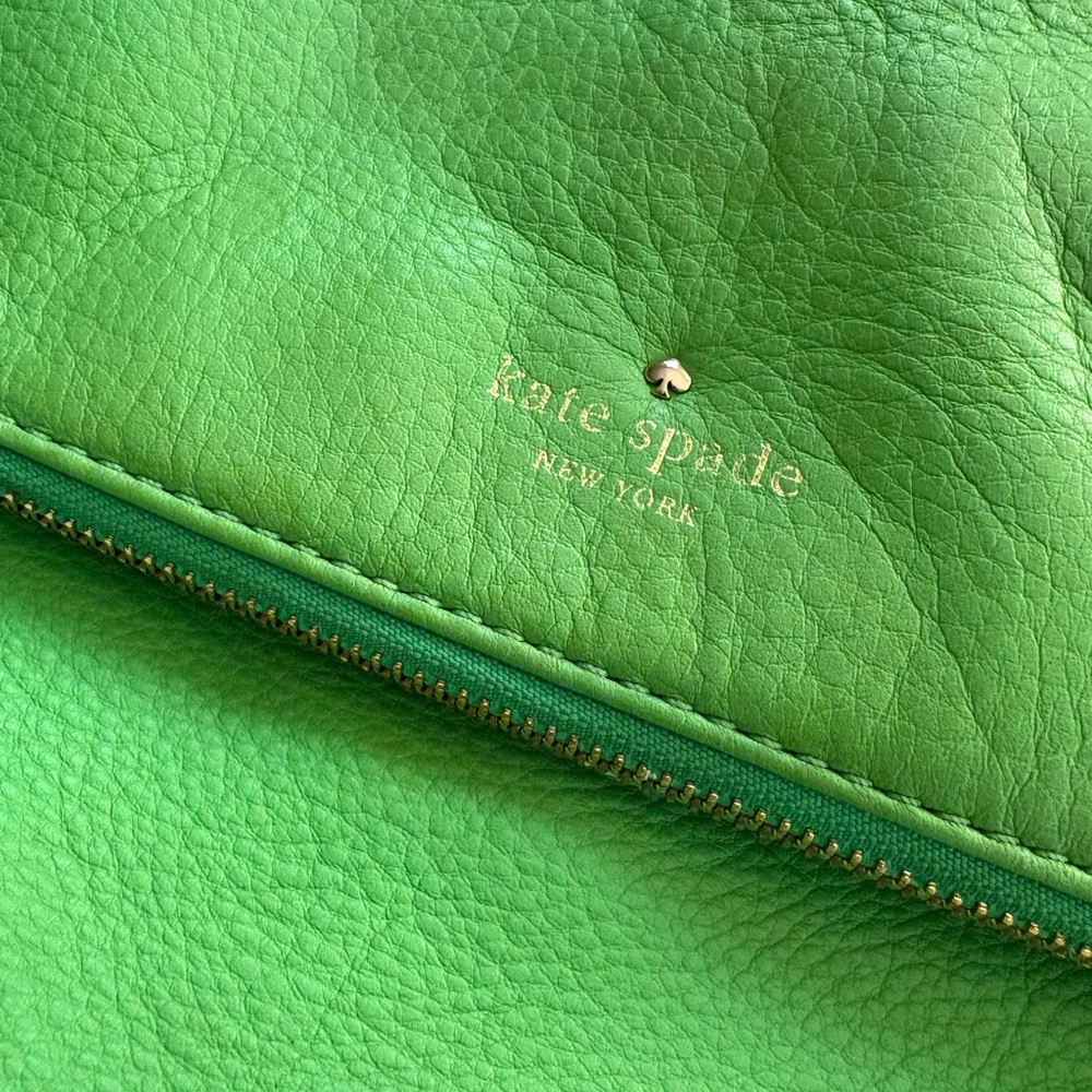 Kate Spade Green Leather Crossbody Bag ♠️ - Picture 8 of 13